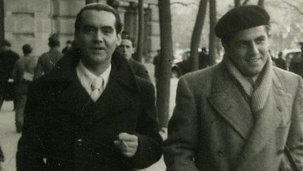 Federico García Lorca y Rafel Rodríguez Rapún