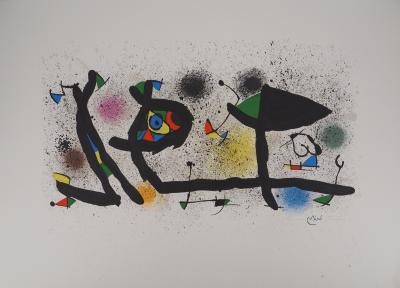 Joan Miró - Jardin surréaliste, 1974 - Lithographie originale Signée 2